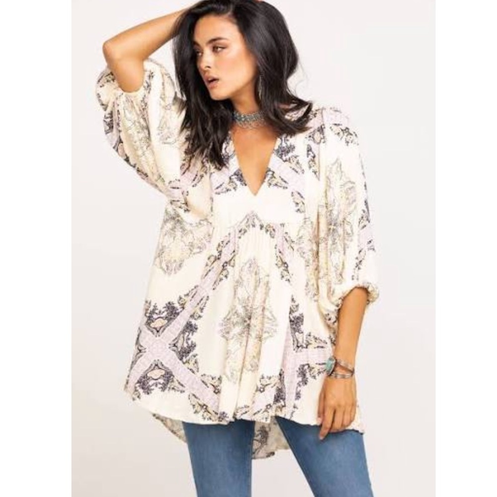 Free People hi-low Girl Talk tunic size xs
